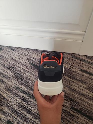 mind error: Кроссовки Santoni мужские новые - Модель: низкие кеды Santoni с — 4