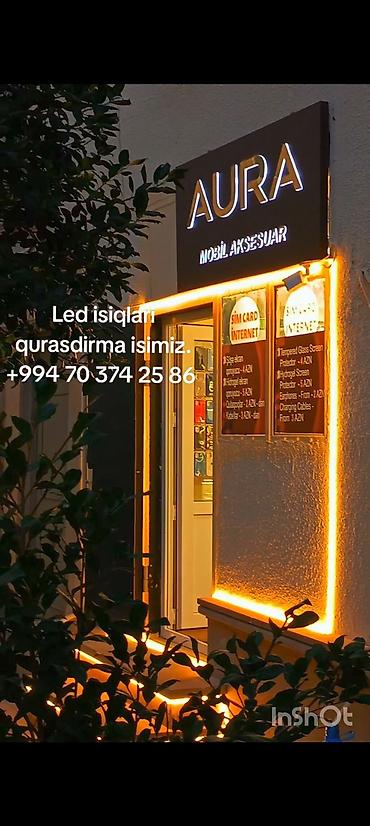 electric moto: LED işıqlarının peşəkar quraşdırılması xidməti - Fasad, pilləkən — 2