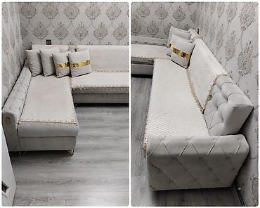 Digər mebel: Kunc divan satilir. Qiymet 350 azn.Unvan: Masazir_&M1 🧚‍♂️ — 1
