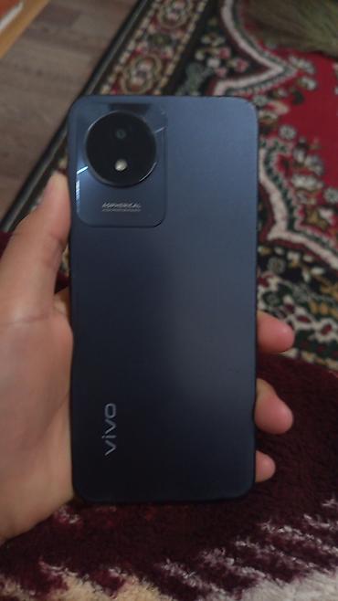 Мобильные телефоны: Vivo Y02, Б/у, цвет - Черный, 2 SIM — 2