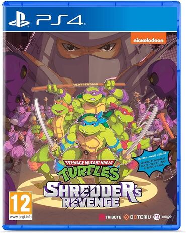 Oyun diskləri və kartricləri: Ps4 turtles shredders revenge