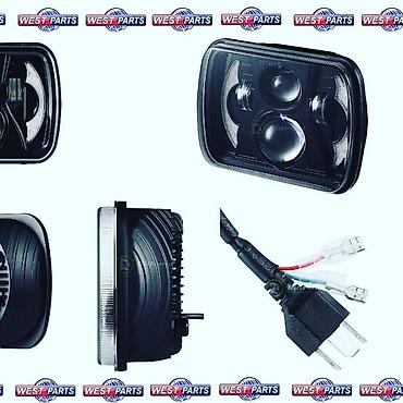 gmc: Запчасти на американские автомобили комплект лэд фар h6054 7x6" 120w — 3