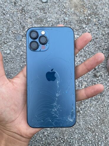 купить айфон 11 64 гб бу: IPhone 12 Pro, Колдонулган, 128 ГБ, Көк, 100 %