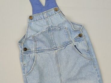 ogrodniczki jeans: Ogrodniczki So cute, 2-3 lat, 92-98 cm, stan - Bardzo dobry