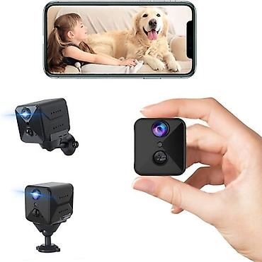 kamera ev: Mini Wi‑Fi IP Kamera – cib ölçülü, çoxfunksiyalı nəzarət həlli - — 1