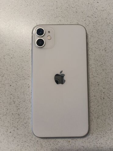 айфон 11 белый бу: IPhone 11, Колдонулган, 256 ГБ, Ак, Каптама, Кабель, Куту, 72 %