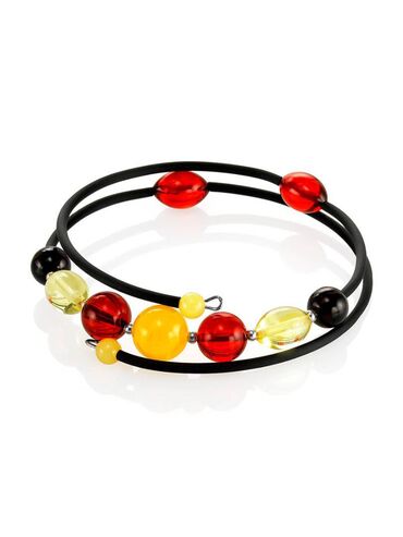 Bilərziklər: Endirim.Təbii baltik kəhrəbasından dəbli brasletlər və kolyelər.Simli — 5