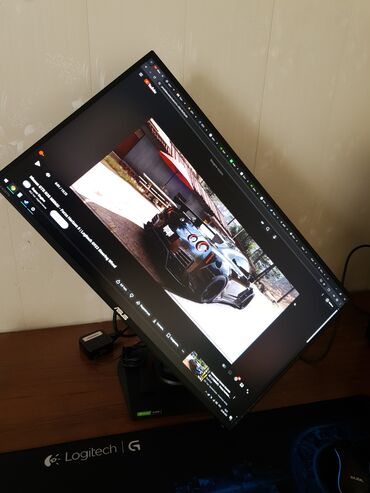 Мониторы: Монитор, Asus, Б/у, 26" - 27" — 11