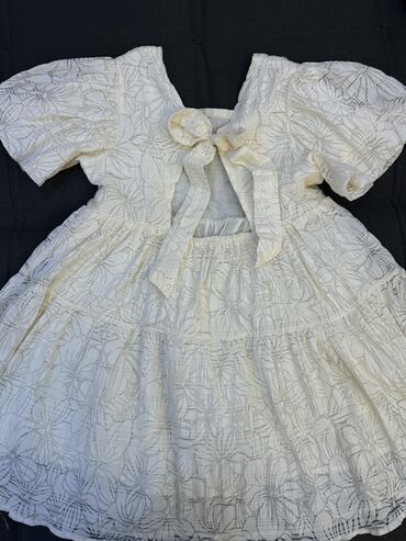 gupurlu donlar: Детское платье цвет - Белый