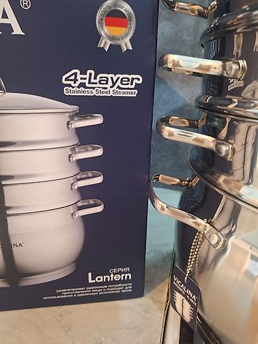 паровые коктейли: Мантоварка VICALINA VL-80321 (5 предметов), серия Lantern - Материал — 5