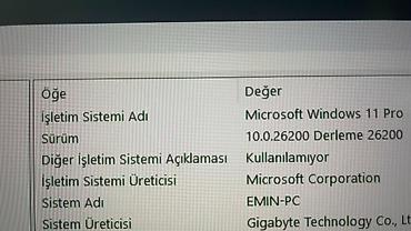 Masaüstü kompüterlər və iş stansiyaları: PC: * i5-12400F * RTX 4060 8GB * 16GB DDR4 RAM * 1TB Kingston NVMe — 11