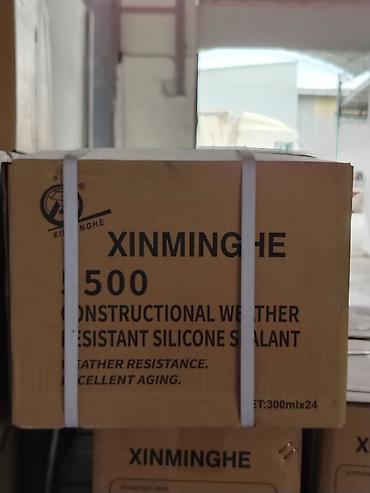 Клей-герметик: Силиконовый герметик XINMINGHE 500 (прозрачный), строительный — 2