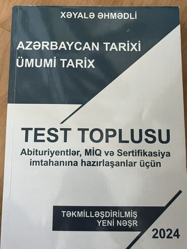 6 cı sinif azərbaycan tarixi testləri: İşlenmiyib 1 ci kitab 14 azn 2 ci kitab 10 azn 3 cü kitab 8 azn 4 cü