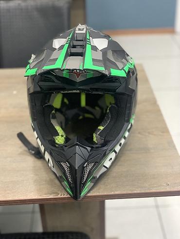 Motokros/enduro tipli qoruyucu dəbilqə - Rəng və dizayn: qara-yaşıl lalafo.az -da Motokros/enduro tipli qoruyucu dəbilqə - Rəng və dizayn: qara-yaşıl