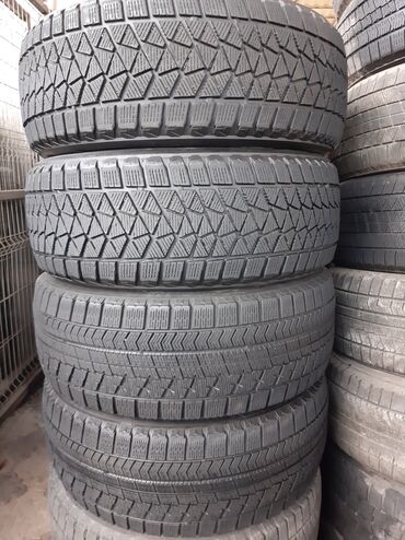 Шины: Шины 225 / 55 / R 18, Зима, Б/у, Комплект, Япония, Bridgestone