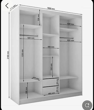 Гарнитуры для прихожей: Гарнитур для прихожей, Шкаф, Металл, цвет - Белый — 19