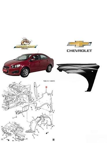 aveo t300: Tam komplekt, Chevrolet Aveo 2013 il, Çin, Rayonlara çatdırılma, Ödənişli çatdırılma, Ünvandan götürmə — 1
