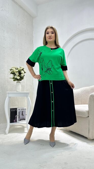 кыргызский платье: Вечернее платье, 5XL (EU 50), 8XL (EU 56)