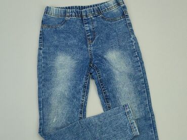 Jeans: Jeans, Little kids, 9 years, 128/134, condition - Very good