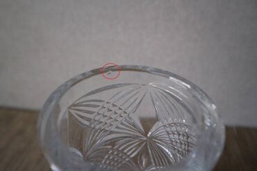 Вазы: Винтажные хрустальные вазы ( нюанс: у каждой скол на горлышке) — 8