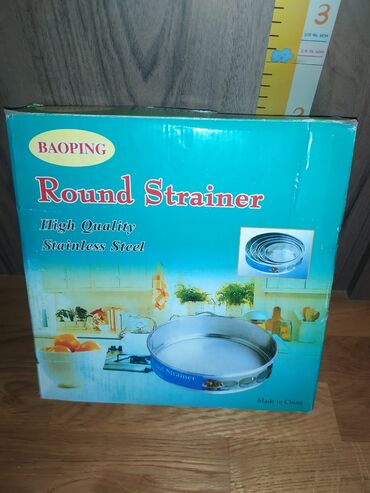 metbex mebeli ucun aksesuarlar: BAOPING Round Strainer – Paslanmayan poladdan dəyirmi ələk dəsti -