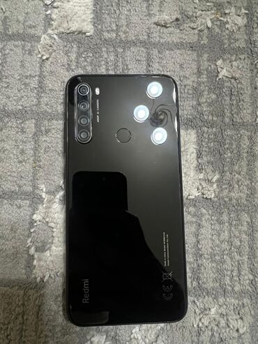 redmi note 8 бу: Redmi, Redmi Note 8, Колдонулган, 64 ГБ, түсү - Кара, 2 SIM