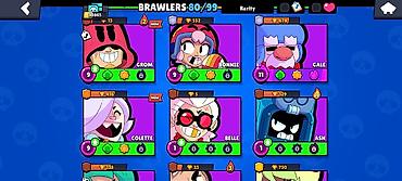 İT, komputerlər, əlaqə: Brawl Stars oyun hesabı Xüsusiyyətlər: - Kupa: 30,865 (ən yüksək — 8