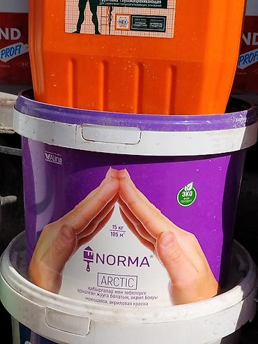 Акриловая краска моющаяся NORMA Arctic - Назначение: для стен и