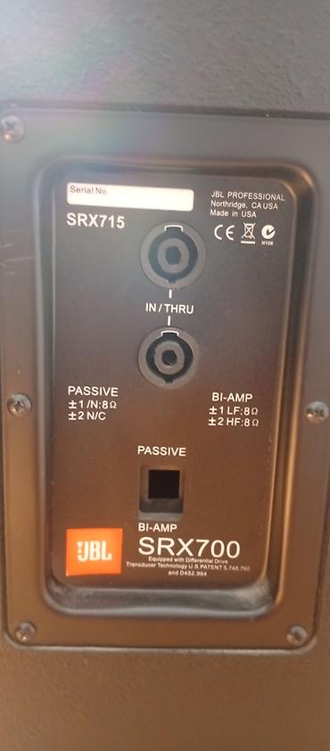 ucuz kalonka: JBL SRX715 passiv akustik sistem – SRX700 seriyası - Tip: 2‑yollu — 2