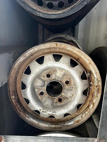 15: Железные Диски R 15 Toyota, отверстий - 5, Б/у — 3