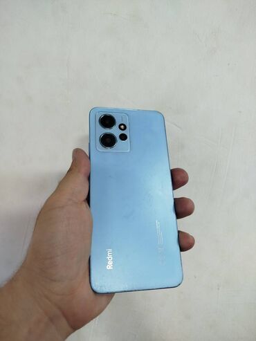 Redmi: Redmi Note 12, 128 GB, rəng - Göy, Zəmanət, Barmaq izi, İki sim kartlı