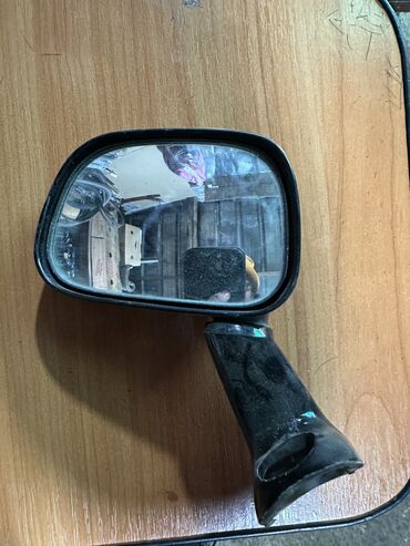 кузова: Заднего вида Зеркало Toyota 1998 г., Б/у, цвет - Черный, Оригинал