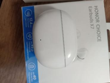 video reqistrator: HONOR CHOICE Earbuds X7 simsiz qulaqlıq təzə alınıb 1hefte işlənilib — 2