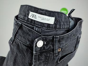 czarne converse na platformie: Zara, Jeansy damskie, rozmiar M — 6