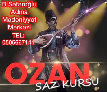 Kompüter kursları: Quba Rayon B. Səfəroğlu Adına Mədəniyyət Mərkəzində saz kursları
