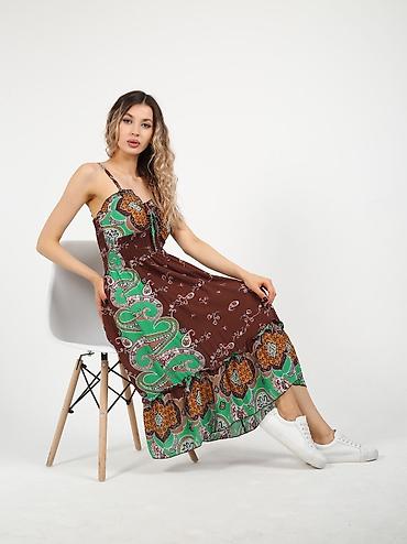 Повседневные платья: Сарафаны размер стандартный (42-48) ткань штапель производство Инди — 5