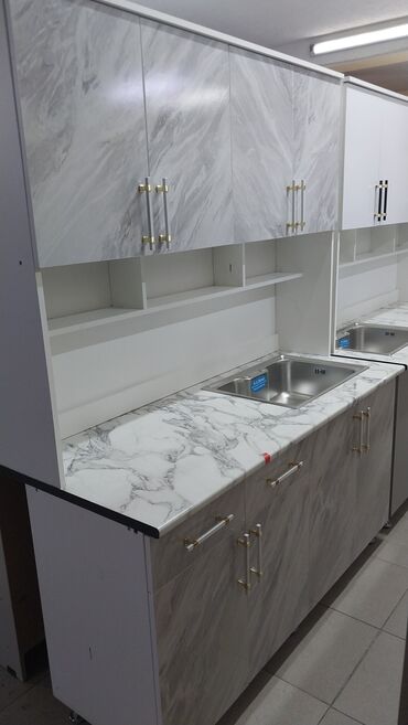 Кухонные гарнитуры: Кухонный гарнитур, Новый, цвет - Белый, Платная доставка — 23