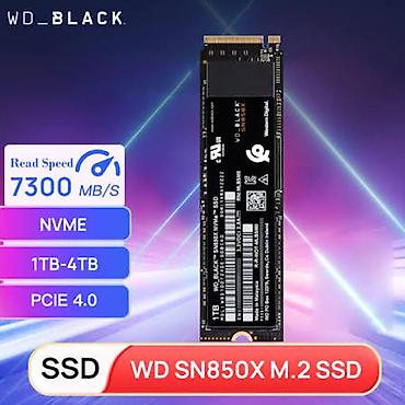 Накопитель для ПК, Б/у, Western Digital (WD), SSD, 2 ТБ, Для ПК