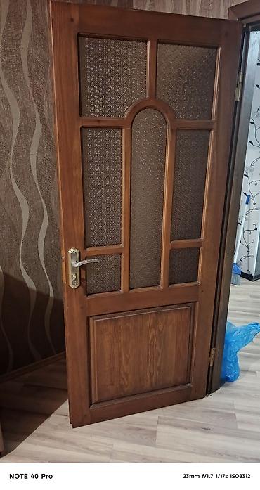 qapi otag: Taxta iç otaq qapısı - Material: kətin teksturalı təbii ağac (tam — 2