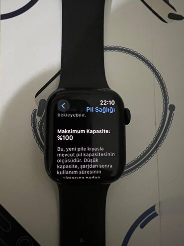 Smart saatlar: İşlənmiş, Smart saat, Apple, Sensor ekran, rəng - Qara