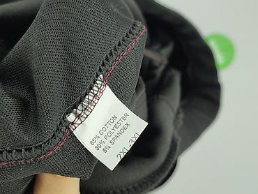 dresy czarne: Spodnie materiałowe damskie, rozmiar 2XL — 4