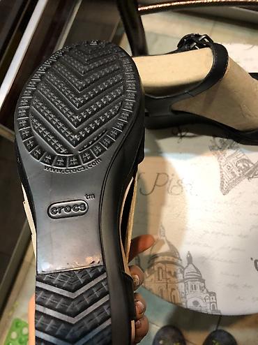 кроксы крокс crocs: Crocs босоножки. Новые!!! 38-39 w8 Оригинал!!! Покупались в — 4