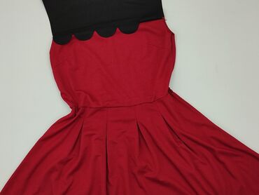 sukienki koronkowe czerwone na wesele: Dress, S (EU 36), condition - Good