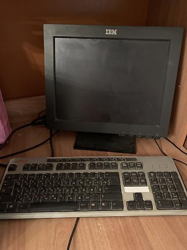 komputer ikinci el: Kompüter dəsti – Compaq Evo stolüstü PC + IBM monitor + klaviatura — 1