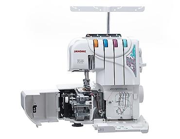 Оборудование для швейных цехов: JANOME HomeDecor 1300D — 3/4‑ниточный оверлок для аккуратной обработки — 3