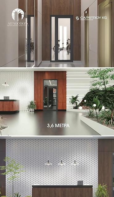 Продажа квартир: 3 комнаты, 102 м², Ак-Кеме Элитка, 15 этаж, ПСО (под самоотделку) — 4