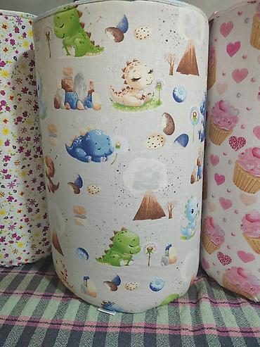 Kreveti za decu: Korpe za igracke, mekane a ujedno cvrste, perive u ves masini 💚 — 12