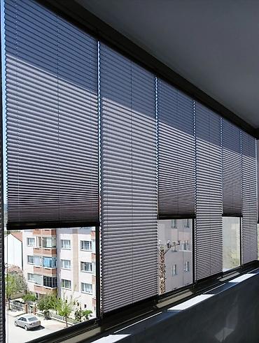 Ev üçün dekor: Pleşe (honeycomb) günəşlik pərdələr - İkicərgəli “honeycomb” — 6