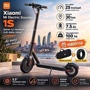 Электротранспорт: Elektrik skuter - Qatlana bilən dizayn, kompakt və yüngül — 1