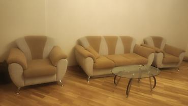 Qonaq otağı dəsti – 3 parça yumşaq mebel Divan